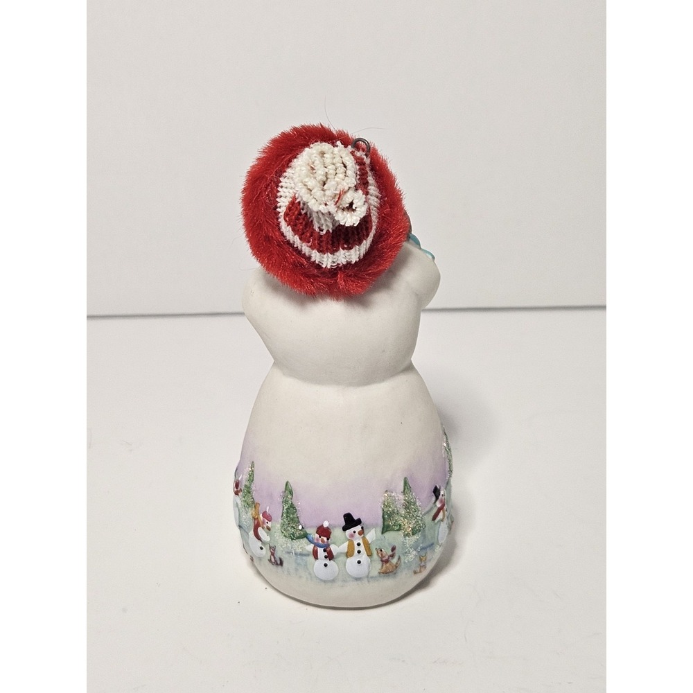 2022 Hallmark Keepsake Ornament Snowtop Lodge Special Edition Snowman Puppy Dog - Picture 5 of 10